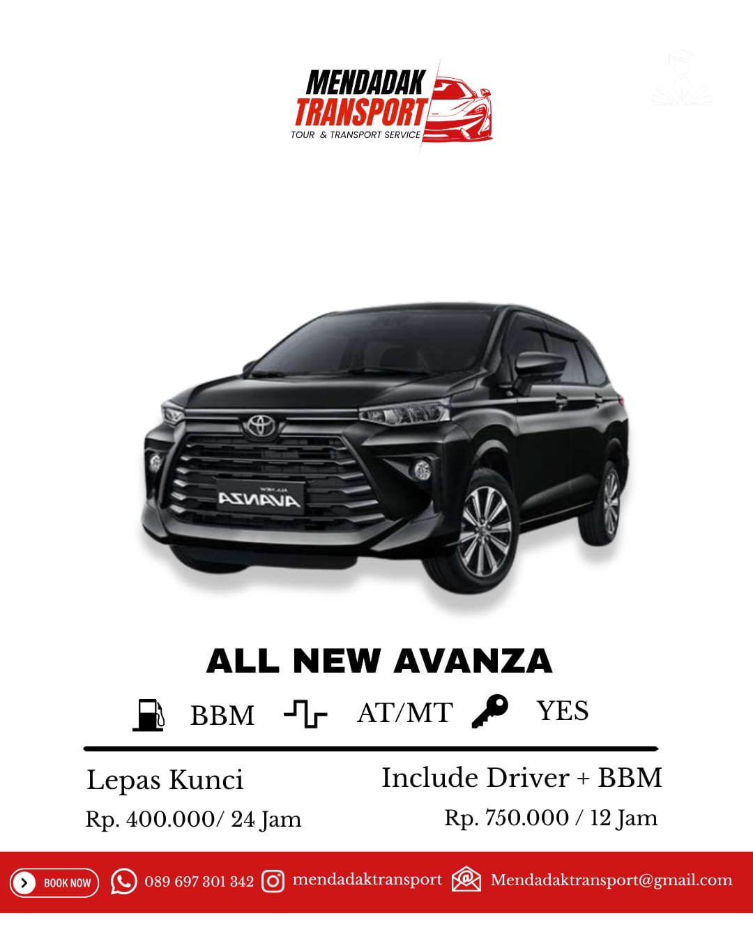 Armada All New Avanza Mendadak Transport