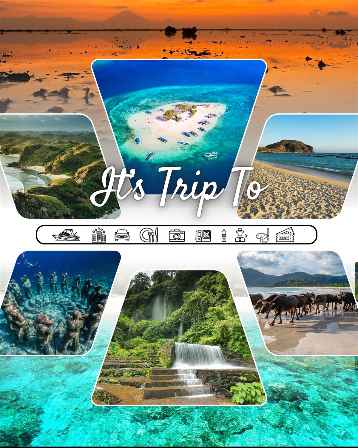 Paket tour Lombok Mandalika dan Gili